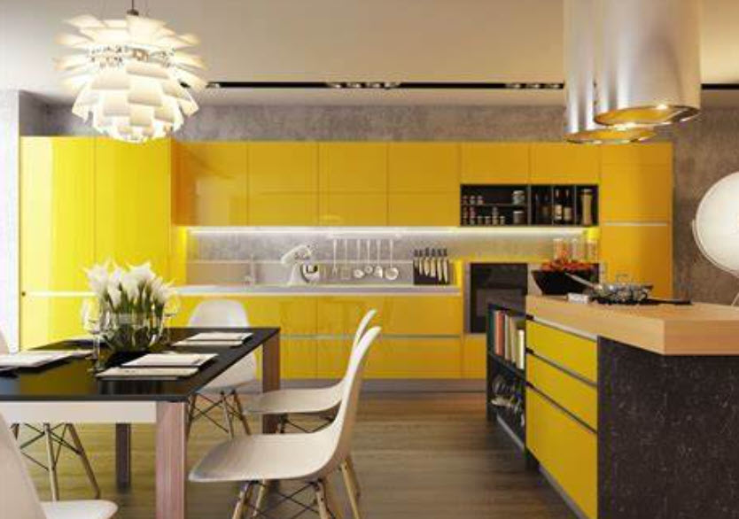 Yellow for Kitchen Design